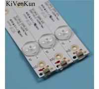 3 piece1 lot Kit de 7 bandes de rétro-éclairage LED, 620mm, pour Philips 32PHT4509 barres, TV Line, lentille HD, GJ-2K16 D2P5-315 D307-V2.2 LB32080 ( Nipseyteko )