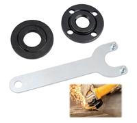 3 Pièces # 150 Kit Cle Meuleuse, Clé à Bride pour Meuleuse D'angle Boulon écrou Métallique, Kit D'écrous à Bride, Grinder Bride Clé à Angle de Verrouillage en Métal pour Meuleuse D'angle 150 mm