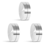 3 Pièces 30mm Toupie de Coupe de Poterie, Métal Mini Roue de Lancer de Poterie Toupie en argile Polymère Outils en Céramique Stabilisateur de Garniture