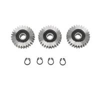 3 pièces 38x11mm 28T remplacement d'engrenage de moteur de vélo électrique planétaire, 500W 750W pièces de réparation en métal en acier allié de vélo électrique avec roulements de