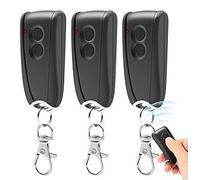 3 pièces 433,92 MHz Télécommande pour porte de garage pour Hormann EcoStar RSC2-433 RSE2-433, RSZ1-433, Hormann Liftronic 500/700/800 pour Portronic D2500/D5000/S4000(lumière rouge)