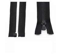 3 pièces 5#30/40/55/60/70/80/90 cm fermeture à glissière en résine automatique extrémité ouverte plastique for coudre des vêtements Pour couture, artisanat(Black,70cm)