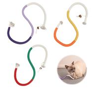 3 Pièces 70cm/7.55in Corde à Mâcher pour Chat, Bâtonnets Herbe à Chat, Chew Toy for Cats, Bâton Cataire Corde Dentaire, Jouet Interactif Nettoyage Dents, Cataire pour Jouet Interieur