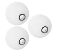 3 Pièces Abat-jour Globe en Verre Dépoli G9 pour Lampe Suspendue | Finition Blanche Mate, Forme Sphérique Lisse, Réduit les Lignes Dures, Usage Chambre et Salon