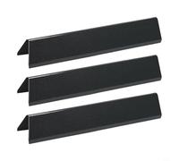 3 Pièces Acier Porcelaine pour Flavorizer Bars Pièce de rechange 7635 pour Weber pour Spirit I & II 200 E210 E220 S210 S220 Accessoires de barbecue 38,9 x 8,9 cm Noir Robuste Résistant à la Chaleur