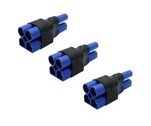 3 pièces Adaptateur 1-Femelle à 2-Mâles Connecteur Parallèle Prise EC5 Splitter pour DJI Phantom RC Mode hélicoptère Quadcopter