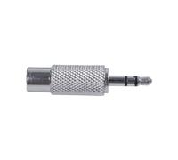 3 Pièces Adaptateur Audio 3,5 mm Stéréo Mâle Vers RCA Mono Femelle, Argent