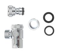 3 Pièces Adaptateur de Robinet en Cuivre, Inverseur | Commande de Débit, Installation Facile, pour Raccordement Temporaire, Évier Cuisine, Utilisateurs Bricoleurs
