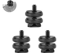 3 Pièces Adaptateur Griffe Camera, Daptateur Hot Shoe, Vis D'Adaptation, Filetage 1/4"", Vis De Trépied 1/4"", Pour Microphone, Flashs,Moniteur, Appareils Photo, Caméscopes[Z97]