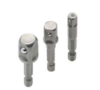 3 Pièces Adaptateur pour ouille à Queue Hexagonale | Anneaux Codés Couleur, Identification Rapide des Tailles, Changement Simple, Résistance au Couple la Compression