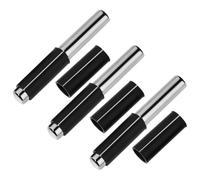 3 Pièces Aimant pour Nail Art Cat Eye Cylindrique Noir en Silicone | Design Créatif, Options Multiples, Collocation Stable, Accessoire Manucure