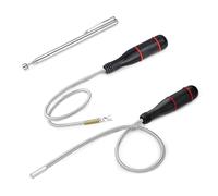 3 Pièces Aimant Téléscopique, Outil de Ramassage Magnétique Flexible, Magnétiques Télescopiques pour Ramasser des Petites Pièces, des Objets Métalliques et des Pièces Automobiles