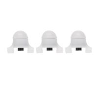 3 Pièces Alarme de Canne à Pêche Lumière Nocturne Blanche, LED