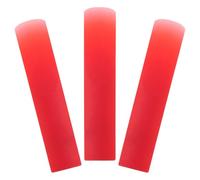 3 Pièces Anches de Clarinette en Résine, Accessoire Rouge | Remplacement pour Clarinette, sans Entretien Spécial, Installation Facile, Stable malgré Humidité et Climat