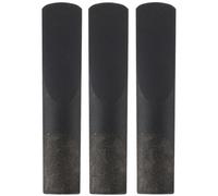 3 Pièces Anches de Clarinette en Résine Noire, Professionnelles | Remplacement Solide, Son Régulier, pour Clarinette et Embouchure, Usage en Orchestre Scolaire