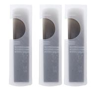 3 pièces anches de saxophone alto, anches d'embouchure de saxophone en résine noire accessoire d'anches de réparation de force 2,5 avec boîte de rangement pour saxophone alto