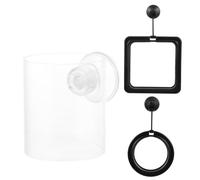 3 Pièces Anneau D’Alimentation à Ventouse Flottant | Observation Intuitive, Limite le Gaspillage, pour Aliments Flottants Immersion Lente, Position Fixe
