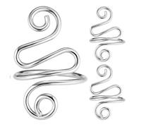 3 Pièces Anneaux Crochet, Crochet Tricot Bague Guide Fil Pour Crochet, Outil De Tricot De Guide De Fil, Dé À Tricoter De Taille Réglable Pour Mère Grand-mère