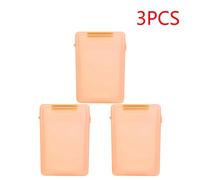 3 pièces anti-poussière 3.5 pouces IDE SATA HDD Caddy boîtier en plastique disque dur antichoc HDD multicolore HDD boîtier de boîtier-Rouge 3PCS