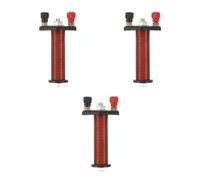 3 Pièces Appareil Électroaimant de Physique, Bobines Primaire et | Cuivre Émaillé, Noyau Fer Cylindrique, Bornes, Essais Comparatifs t Laboratoire