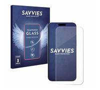 3 Pièces Apple iPhone 16 Protection Ecran Vitre en Verre Trempé