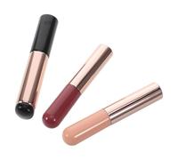 3 Pièces Applicateur de Poudre à Ongles en Petit Pinceau Précis | Outil de Nail Art pour Dégradé, Usage Salon et Maison, Cuivre Aluminium, pour Passionnés de Manucure