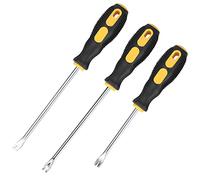 3 Pièces Arrache Agrafeuse Tapissier, Arrache-clous, Décapant d'agrafes de Rembourrage, Extracteur de clous, Outil D'extraction de Pointes, Agrafeuses Dissolvant d'ongles