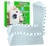 3 Pièces Aube de Tambour Machine a Laver 140x47x41 mm avec Code Original 42097400 pour Vestel pour Smeg pour Amica pour Daewood - Garantie 5 ans - ONIX TECH