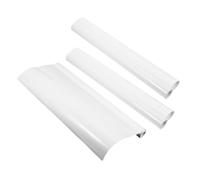 3 Pièces Autocollant Tableau Blanc Mural Épais et Amovible | PE Blanc, Texture Robuste et Résistante, Espace Interactif pour Dessin, Présent de Fête pour Ados