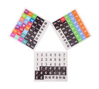 3 Pièces Autocollants pour Touches de Glockenspiel, Guide Coloré en | Adhésif Haute Tenue, Finition Mate, Usage Enseignant et Garçon Fille, Lot pour Apprentissage