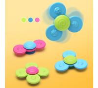 3 pièces bain d'eau jouets Gyro insecte ventouse Spinner Animal enfant en bas âge fille garçon hochet infantile salle de bain jouets éducatifs pour les enfants cadeaux