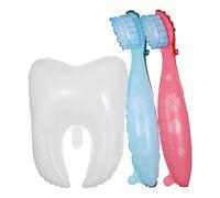 3 Pièces Ballon Brosse à Dents et Dent de Grande Taille