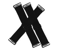 3 Pièces Bande de Réglage Ajustable, Respirante, Noire | Polyester, Nylon et Latex Élastique, pour Perruques Lace Front et Cheveux Humains, Usage Quotidien