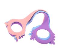 3 Pièces Bande Élastique de Résistance en 8, Poignées Ergonomiques | Silicone Souple, Entraînement Dos et Épaules, Usage Maison ou Pause Bureau, pour Débutants et Sportifs