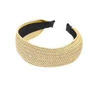 3 Pièces Bandeau Large Rafia Nœud Accessoires Capillaires Coréens