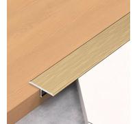 3 pièces Barre de Seuil Bande de transition en aluminium en forme de T for sol for combler les espaces entre les lames de sol stratifié et les carreaux(Gold,15mm 3PCS 90cm/3ft)