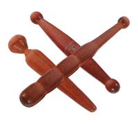 3 Pièces Bâton de Massage des Pieds Outil Rétro, en Bois | Bois, Surface Lisse et Bout Fin, pour Voûtes Plantaires et Nuque Après Marche, Hôtel Couleur Aléatoire