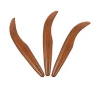 3 pièces Bâton de Massage en Bois et Points d’acupuncture | Bois Parfumé, Surface Lisse sans Échardes, Soulagement Manuel du Cou, Pratique à Domicile Voyage