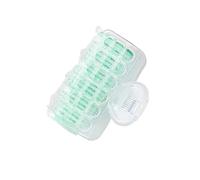 3 pièces bigoudis Bang rouleau bigoudi bigoudi en plastique auto-adhésif cheveux friser outil de coiffure fille beauté outil de coiffure Rouleaux(Green 3pcs)