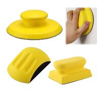 3 pièces Bloc de Ponçage Manuel 5 "bloc Cale à Poncer Carrosserie pour le Travail du Bois, la Restauration de Meubles