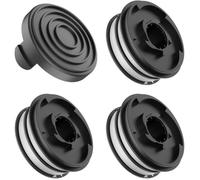 3 pièces Bobine Fil pour Einhell GC-ET 4530 RTV 400 RTV 550 RTV 550/1 Pièces de Rechange Coupe Bordure,avec 1 Couvercle