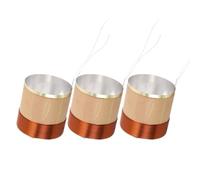 3 Pièces Bobine Mobile de Réparation pour Woofer 38, 5mm 3, 5 Ω | Fil de Bobine Mobile du Haut-parleur, Maintenance de Basses, Marron, 1, 5 Pouces, pour Speaker