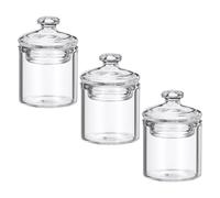 3 Pièces Bocal Miniature en Verre 1: 12 pour Maison de Décorative