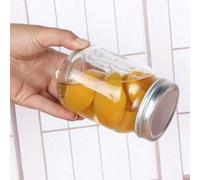 3 pièces Bocaux en verre, bocaux de rangement en verre avec couvercles hermétiques, convient pour la confiture, la vinaigrette, le miel, les cadeaux de bain/mariage, les ustensiles de cuisine, les acc