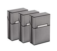 3 Pièces boite a cigarette femme/homme,boite a cigarette metal,paquet cigarette