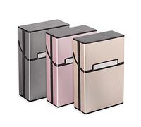3 Pièces boite a cigarette femme/homme,boite a cigarette metal,paquet cigarette,etui cigarette, boite cigarette