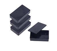 3 pièces boîte de jonction étanche noire boîte de projet de jonction en plastique boîte de connexion électrique pour boîte de boîtier d'instrument de puissance électronique