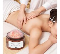 3 pièces Boîte de rangement pour sel de bain réutilisable, masque capillaire ambre, distributeur de gommage corporel au sel de mer. Boîte de douche étanche avec étiquettes imperméables. Décoration de