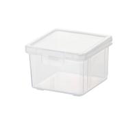 3 Pièces Boîte Rangement Pour Coton, 9.5x9.5x6cm Boîtes Transparent Pour Cotons-tiges, Distributeur De Coton Avec Couvercle, Maquillage étiques, Boîtes De Rangement Pour Salle De Bain Et Chambre