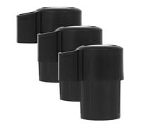 3 Pièces Bouchon D’extrémité pour Saxophone Alto, ABS Noir | Pièce pour Corps D’instrument, Usage Rangement et Maintenance, Adapté aux Élèves et Musiciens de Fanfare